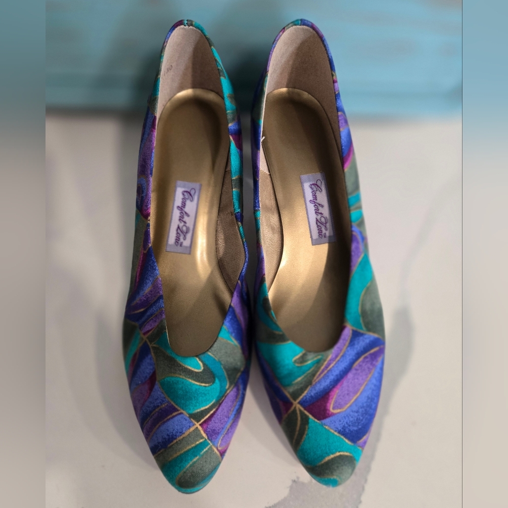 Elegant Multicolor Heels Comfort Plus by Predictions